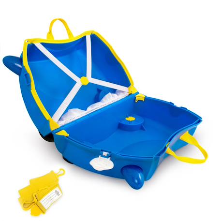 Valise Trunki Enfant - Bagage Cabine - Police Blue 4 - vertbaudet enfant 