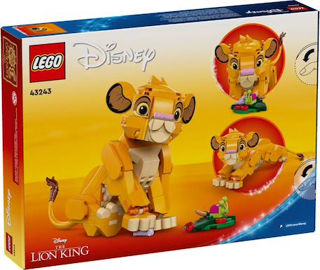 Lego disney - simba, le bébé du roi lion - 43243 Multicolore 2 - vertbaudet enfant 