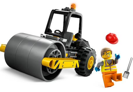 Lego city - le rouleau compresseur de chantier - 60401 Multicolore 3 - vertbaudet enfant 