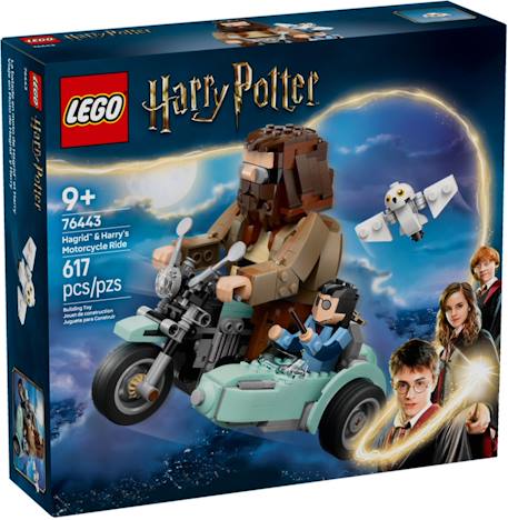 Lego harry potter - la balade en moto de hagrid et harry - 76443 Multicolore 1 - vertbaudet enfant 