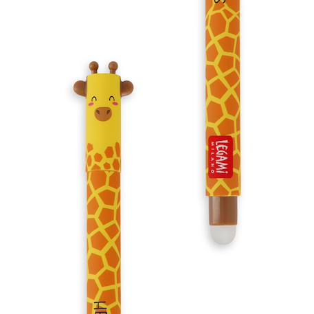 Stylo à encre gel effaçable - erasable pen - thème giraffe Marron 3 - vertbaudet enfant 
