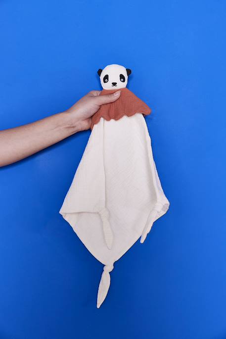 Doudou en coton biologique Beige 4 - vertbaudet enfant 