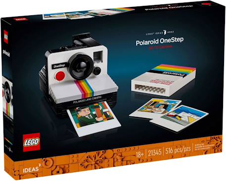 Lego ideas - appareil photo polaroid onestep sx-70 - 21345 Multicolore 1 - vertbaudet enfant 