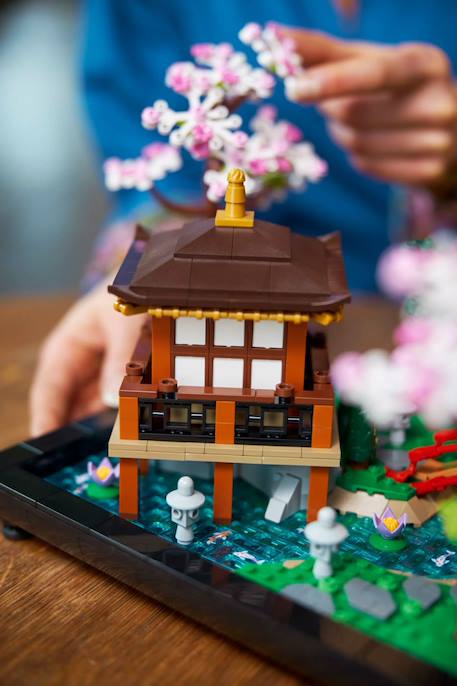 Lego icons - le jardin paisible - 10315 Multicolore 5 - vertbaudet enfant 