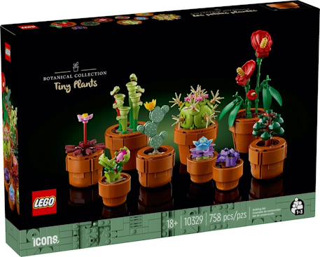 Lego botanicals - lego icons - les plantes miniatures - 10329 Multicolore 1 - vertbaudet enfant 