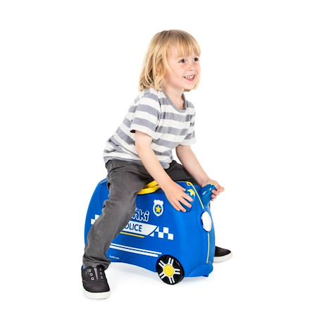 Valise Trunki Enfant - Bagage Cabine - Police Blue 2 - vertbaudet enfant 