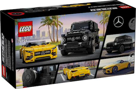 Lego speed champions - mercedes-amg g 63 et mercedes-amg sl 63 - 76924 Multicolore 2 - vertbaudet enfant 
