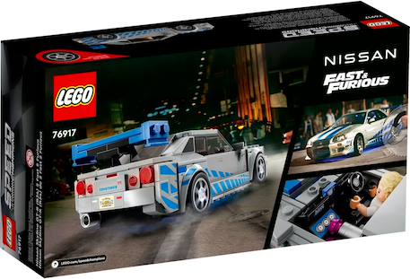 Lego speed champions - nissan skyline gt-r (r34) 2 fast 2 furious - 76917 Multicolore 2 - vertbaudet enfant 