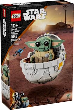 Jouet-Jeux d'imagination-Lego star wars - grogu et son landau - 75403