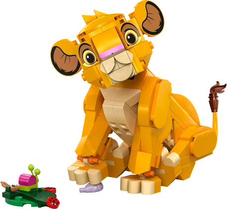 Lego disney - simba, le bébé du roi lion - 43243 Multicolore 3 - vertbaudet enfant 