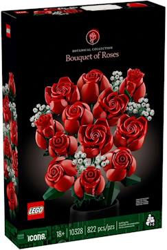 Jouet-Jeux d'imagination-Lego botanicals - lego icons - le bouquet de roses - 10328