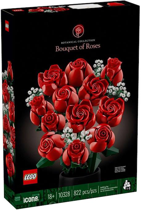 Lego botanicals - lego icons - le bouquet de roses - 10328 Multicolore 1 - vertbaudet enfant 