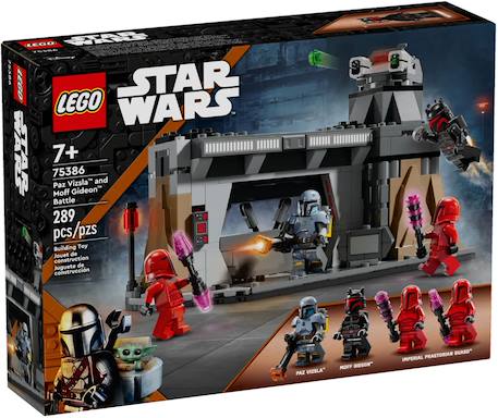 Lego star wars - le combat de paz vizsla et moff gideon - 75386 Multicolore 1 - vertbaudet enfant 