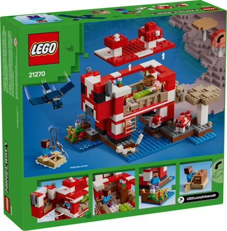 Lego minecraft - la maison des champimeuhs - 21270 Multicolore 2 - vertbaudet enfant 