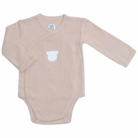 Lot 2 bodies ouverture devant pour bébé Rose 3 - vertbaudet enfant 