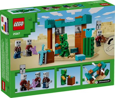 Lego minecraft - la patrouille d'illageois du désert - 21267 Multicolore 2 - vertbaudet enfant 
