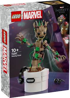 Jouet-Jeux d'imagination-Lego marvel - la danse de bébé groot - 76297