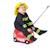 Valise Trunki ride on - Bagage cabine - Pompier Red 4 - vertbaudet enfant 