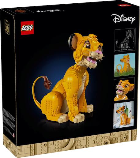 Lego disney - simba, le jeune roi lion - 43247 Multicolore 2 - vertbaudet enfant 