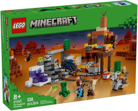 Lego minecraft - la mine des badlands - 21263 Multicolore 1 - vertbaudet enfant 