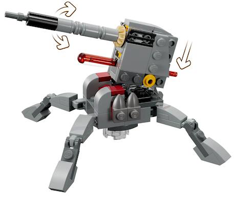 Lego star wars - pack de combat des clone troopers de la 501ème légion - 75345 Multicolore 5 - vertbaudet enfant 