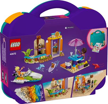 Lego friends - la valise créative de plage - 42672 Multicolore 2 - vertbaudet enfant 