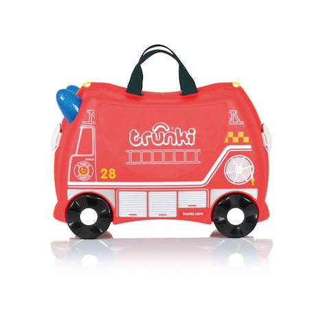 Valise Trunki ride on - Bagage cabine - Pompier Red 1 - vertbaudet enfant 