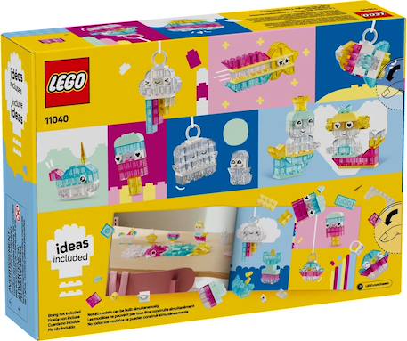 Lego classic - la boîte de briques transparentes magiques - 11040 Multicolore 2 - vertbaudet enfant 