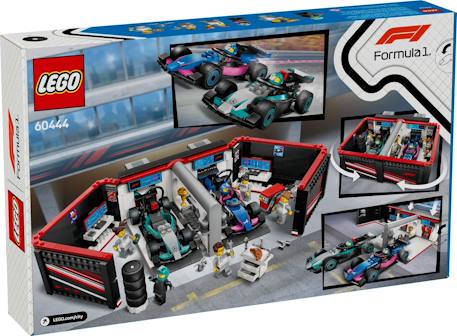 Lego city - garage de f1 et voitures mercedes-amg et alpine - 60444 Multicolore 2 - vertbaudet enfant 