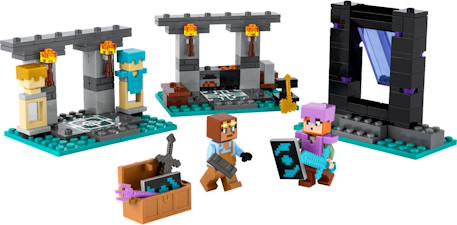 Lego minecraft - l'armurerie - 21252 Multicolore 3 - vertbaudet enfant 