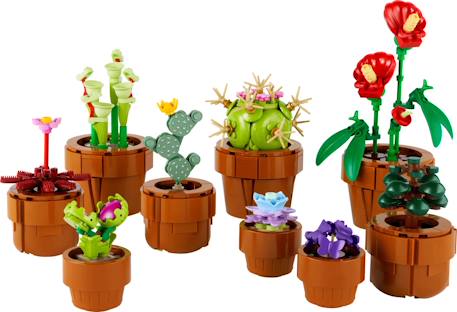 Lego botanicals - lego icons - les plantes miniatures - 10329 Multicolore 3 - vertbaudet enfant 