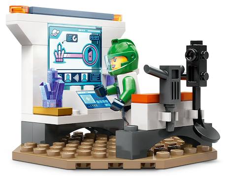 Lego city - le vaisseau et la découverte de l'astéroïde - 60429 Multicolore 4 - vertbaudet enfant 