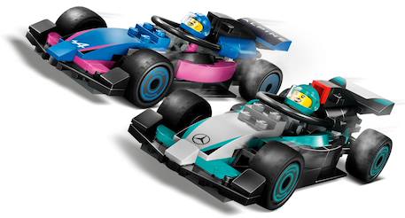 Lego city - garage de f1 et voitures mercedes-amg et alpine - 60444 Multicolore 5 - vertbaudet enfant 