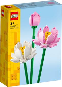 Jouet-Jeux d'imagination-Lego botanicals - les fleurs de lotus - 40647
