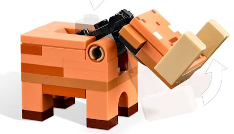 Lego minecraft - l'embuscade au portail du nether - 21255 Multicolore 3 - vertbaudet enfant 
