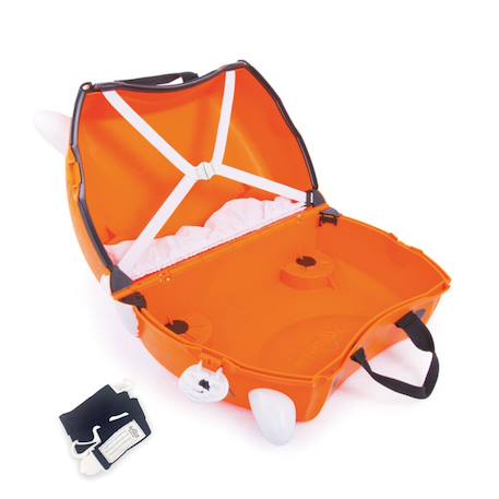 Valise Trunki ride on - Bagage cabine - Tigre Orange 4 - vertbaudet enfant 