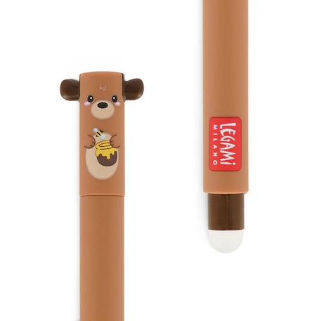 Stylo à encre gel effaçable - teddy bear Marron 3 - vertbaudet enfant 