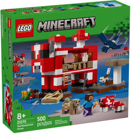 Lego minecraft - la maison des champimeuhs - 21270 Multicolore 1 - vertbaudet enfant 