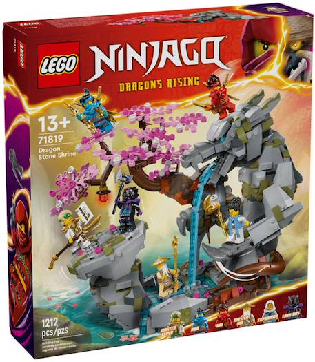 Lego ninjago - le sanctuaire de la roche du dragon - 71819 Multicolore 1 - vertbaudet enfant 
