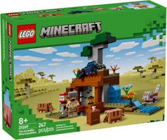 Jouet-Jeux d'imagination-Lego minecraft - l'expédition dans la mine du tatou - 21269