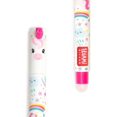 Stylo à encre gel effaçable - licorne Rose 3 - vertbaudet enfant 