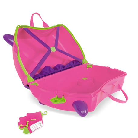 Valise Trunki ride on - Bagage Cabine - Rose Pink 4 - vertbaudet enfant 