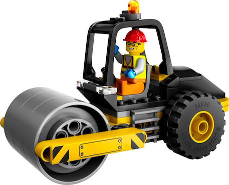 Lego city - le rouleau compresseur de chantier - 60401 Multicolore 6 - vertbaudet enfant 