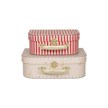 Valise en carton mini Rouge 1 - vertbaudet enfant 