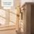 Tour d'apprentissage pliable avec tableau montessori bois fsc® Marron - blanc 2 - vertbaudet enfant 