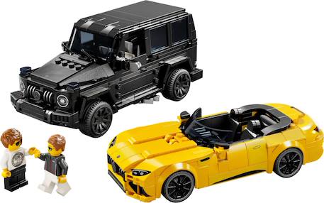 Lego speed champions - mercedes-amg g 63 et mercedes-amg sl 63 - 76924 Multicolore 3 - vertbaudet enfant 