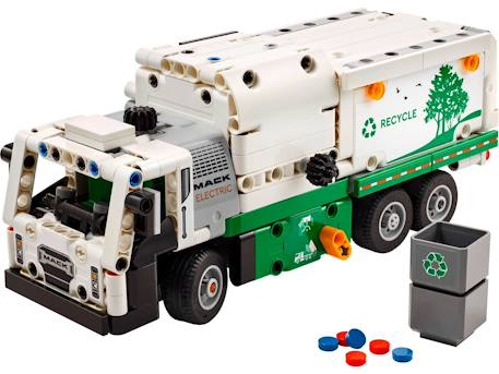 Lego technic - mack lr electric camion poubelle - 42167 Multicolore 3 - vertbaudet enfant 