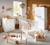 Armoire bébé 2 portes - basic Blanc+Blanc/gris+Blanc/rose 9 - vertbaudet enfant 