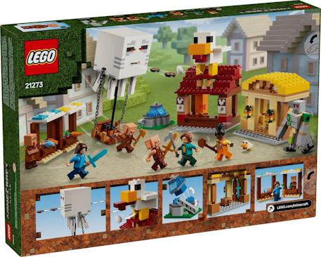 Lego minecraft - les ghasts à l'attaque du village - 21273 Multicolore 2 - vertbaudet enfant 
