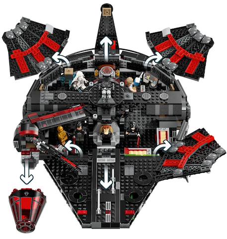 Lego Star Wars Le faucon noir 75389 Multicolore 6 - vertbaudet enfant 